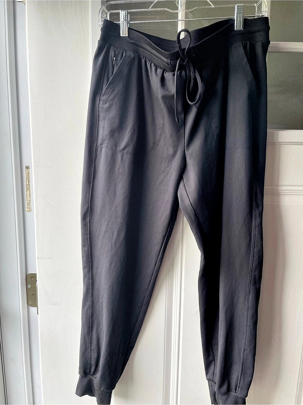 Rachel Zoe Active Lounge Jogger Pants Black Large